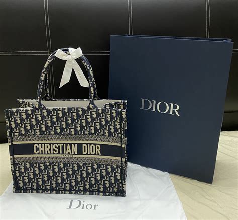 christian dior small book tote